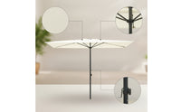 Outdoor Umbrella with Adjustable Pole Sun-Protection Deck Umbrella Waterproof for Terrace