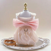 Princess Dress for Cats and Dog Dress, Butterfly Sleeve Pet Dress in Polyester Fiber, Princess Dress for Dogs and Cat Dress for Small Dog Summer