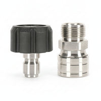 Knurled Collar 3/8 Quick Connector Garden Hose Coupler Polished Finish Tool Accessory Sealing Ring