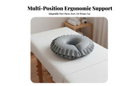 Beauty Bed Face Pillow Ergonomic Face down Massage Pillow Washable Cover Prone Positioning Cushion for Estheticians, Clients, Spas, Home