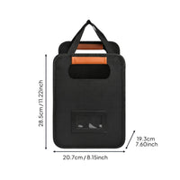 Foldable Drink Delivery Bag Sturdy Base Coffee Carrier Waterproof Lining Multi-Cup Beverage Tote for Beach Party