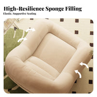 snug rest and relaxationsign Human-Sized Dog Bed super-soft Lazy Sofa assistanceive Raised Edges Lounge Seating Ergonomic assistance for Apartment Dwellers, Sturest and relaxationnts, Adults, Living Room, Bedroom, resting, perusing alcove