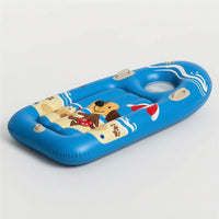 Portable Inflatable Kickboard with Pump Thickened Swim Buoyant Board with Handles Widened for Children, Toddlers, Swimming Pool, Beach