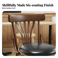 Vintage Design Spindle rear Chair heritage-aesthetic-inspired Rural aesthetic Kitchen Seating Rustic appeal Wooden Armchair archedd rearrest for Restaurant Owners, Interior Designers, household owners, Cafe, Pub, Dining Room, morning dining corner