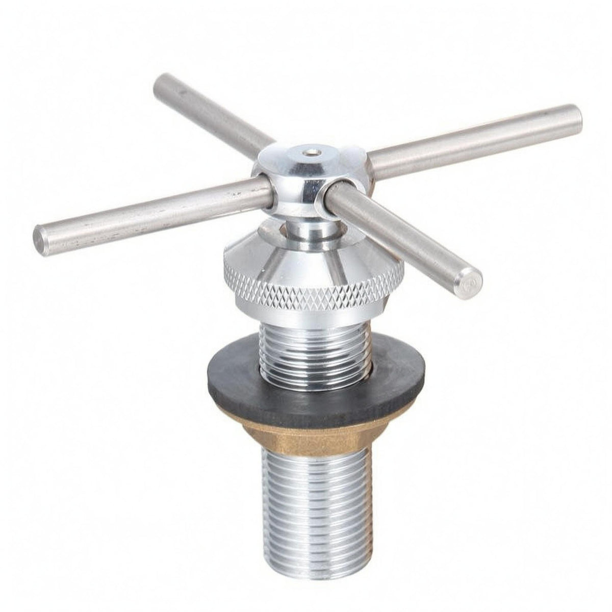 Countertop Cup Rinser Elevated Water Stream Kitchen Sink Cup Rinser Knurled