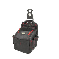Handsunrestricted Electrician Tool Pouch Portable Tool Pouch with Belt Loop Compact Multi-Pocket for Electricians, Maintenance Workers, Ladder Work, on-Site Repairs