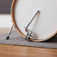 Bass Drum Cowbell Mount Anti-Non-Slip Grip Cowbell Mounting Bracket Firm Hold Drum Hoop Clamp