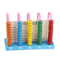 Wooden Abacus Educational Wooden Bead Abacus Bead Counting Toy Colorful Hands-on for Preschoolers, Preschool, Classroom