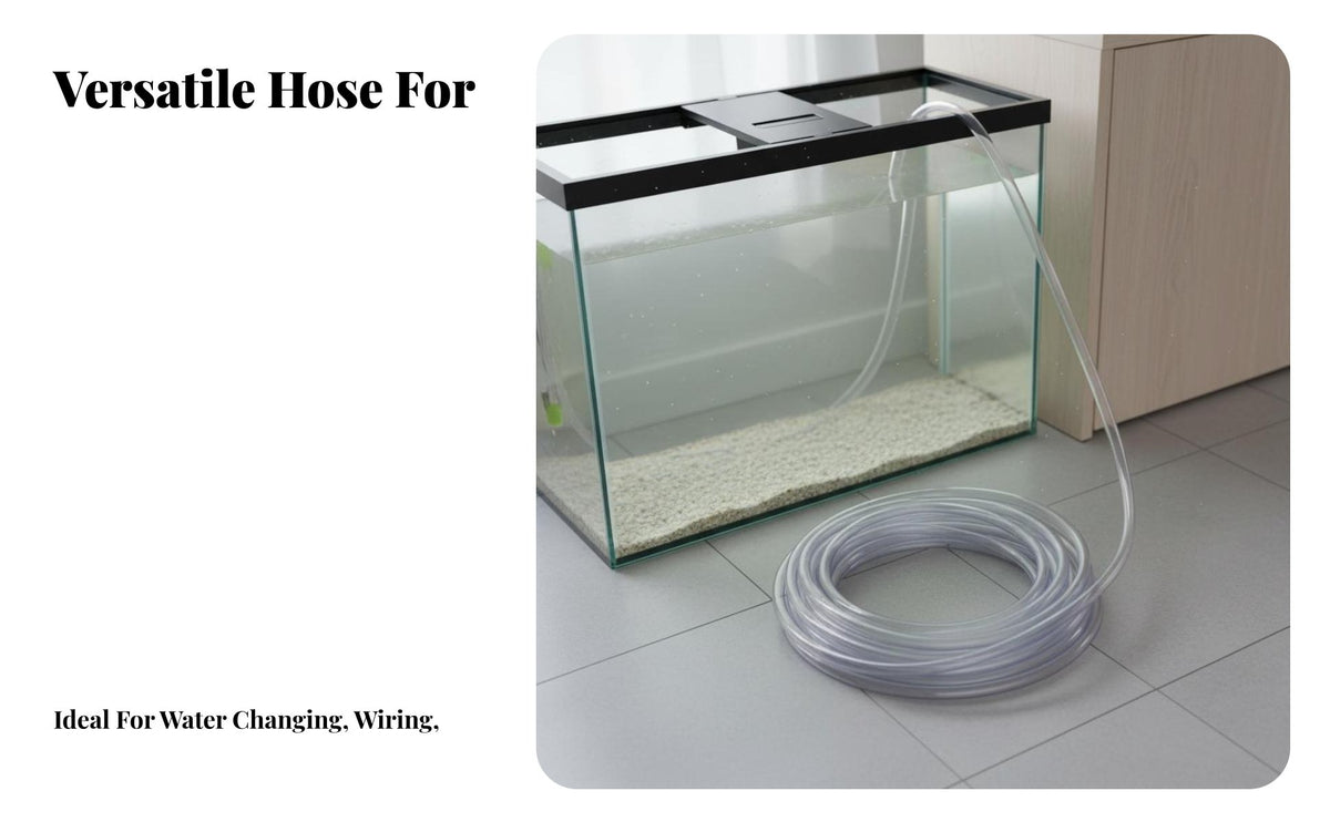 Aquarium Water Change Hose Easy to Cut Clear PVC Tubing Clear PVC Tube for DIY Enthusiasts