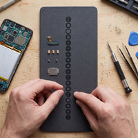 Double-Sided Magnetic Screw Memory Mat for Phone Repair Work