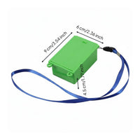 Neck Hanging Worm Case Portable Worm Holder Box for Angling