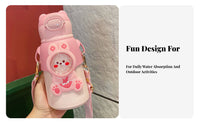 Kids' Insulated Water Bottle Children's Tumbler Double Walled Stainless Steel Tumbler for Students, Young Children, School, Outdoor