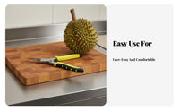 Durian Opener Tool Stainless Steel Tip Durian Opener Labor-Saving Fruit Opening Clip for Cooking Aficionados, Adults, Restaurant, Dessert Shops