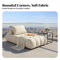 Modern Minimalist Design plump Accent Chair distinctive plump Shape Upholstered Armchair Space-Saving Single Sofa Soft Upholstery for Homeowners, Individuals, Living Room, Balcony, Apartment, perusing corner