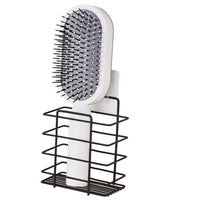 No Drill Wall Mounted Organizer, Carbon Steel Storage Rack with Soap Holder, 2 Tier Kitchen for Homeowners Ventilated Design