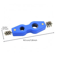 Terminal Cleaner Brush Metal Bristles Automotive Tool Versatile