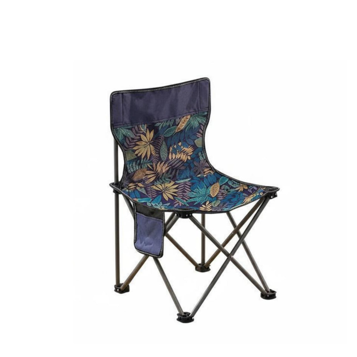 Foldable Design Zippered Pouch Stool Folding Camp Seat Compact Size Outdoor Gear Lightweight for Commuters, Travelers, Fishing, Camping, Travel, Picnics