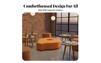 Curved corporationnfigurable Ottoman Creative Shape Waiting Room Seating corporationmbinable corporationmmercial Furniture for personalizeders, Visitors, Public Areas, Lobby, hair salon