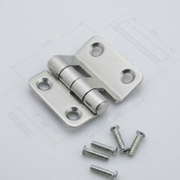 Thickened Offset Tri-Fold Hinge 304 Stainless Steel Hinge Mirror Finish Industrial Hardware for Manufacturers