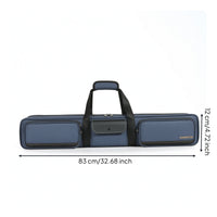 Billiard Cue Bag Multi-Compartment Pool Equipment Bag with Shoulder Strap Lightweight for Tournaments