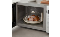 Microwave Spatter Cover Heat Resistant Vented Microwave Spatter Cover Anti-Spatter Food Lid Adjustable Steam Vent for Dorm Room