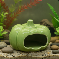 Turtle Hideaway House Aquarium Decoration Ceramic Shelter for Reptiles and Small Pets