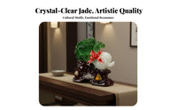 Bai Wealth Sculpture Housewarming Gift Chinese Bai Wealth Sculpture Chinese Cabbage Statue Auspicious Symbol
