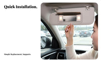 Sun Visor Vanity Mirror Cover Exact Sun Visor Mirror Cover Easy Installation