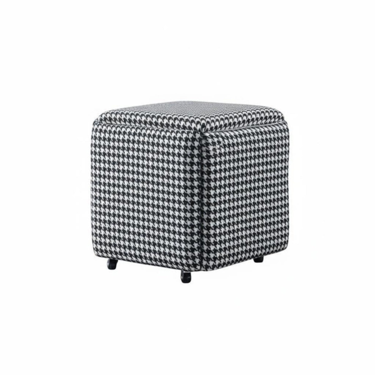 Multi-Functional 5-in-1 Nesting Cube Stool Space-Saving Convertible Ottoman Cube Sturdy Structure Household Furniture Easy to Clean for Apartment Dwellers, Homeowners, Students, Small Apartments, Living Room, Guest Gatherings, Entryway