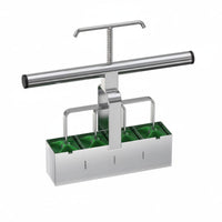 Manual Soil Block Maker Easy to Use Soil Block Maker 4-Section Starter Tool for Garden, Nursery