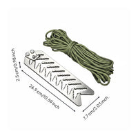 weeding Growth Remover Nylon Rope Foldable Growth Remover Metal