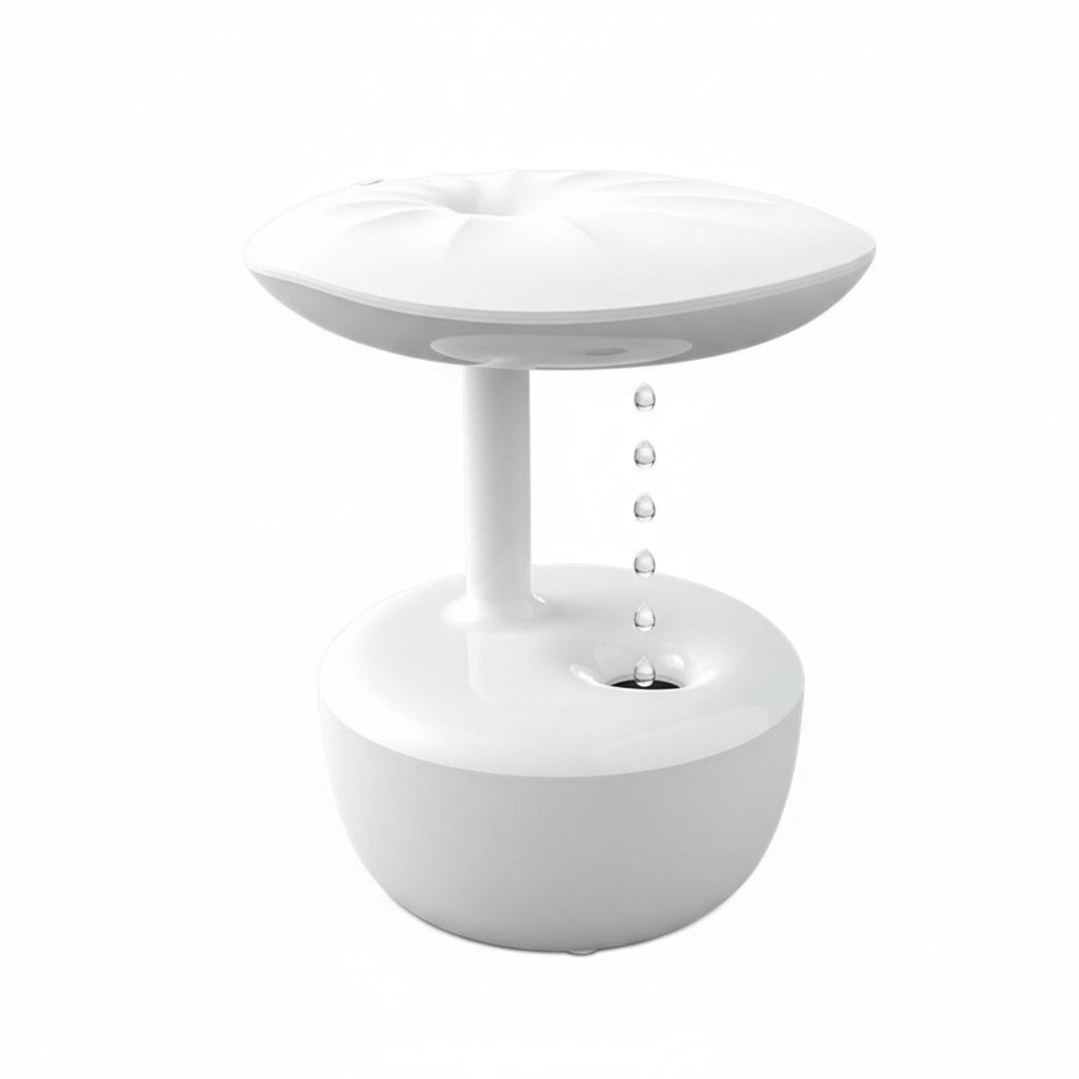 Large Capacity Anti-Levitation Humidifier Quiet Operation Water Drop Backflow Humidifier Automatic Shut-Deactivate for Parents, Bedroom