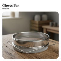 4 Pieces 4-Piece Beekeeper Tool Kit Safety Gloves Beekeeper Tool Kit Beehive Inspection Tools Stainless Steel for Beginners