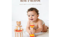 4 Pieces Percussion Toy with Xylophone Rhythm Wooden Percussion Set Educational Wooden Xylophone for Playroom