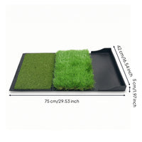 Tri-Turf Golf Mat indoor/outdoor Golf Hitting Mat Sturdy for Beginners