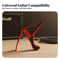 Guitar Capo Long-Lasting Aluminum Alloy Quick Change Capo No Fret Buzz