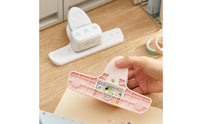 Multi-Functional Heart Hole Punch Precise Punching Heart Shape Craft Punch Compact Design Craft Paper Puncher Confetti Collector for Crafters, Journalers, Students, Scrapbooking, Journaling, DIY Projects
