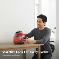 3/4 Shell 3C Certified 3/4 Shell Helmet All Season Secure Headwear for Pedal-Assist Bike Riders, Commuting