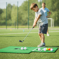 Golf Practice Club with Balls Disassemblable Detachable Golf Club Compact for Beginners, Golfers, Home, Backyard