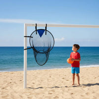 Easy Setup Foldable Soccer Goal Target Portable Soccer Goal Target Net Sturdy for Beginners, Kids