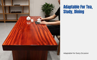 Sturdy Rosewood Table, Large Slab Tea Table, Desk, Dining Table, Coffee Table, Office Table, Polished Finish, Living Room