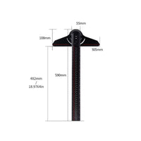 T right angle Ruler Multi-Function Carpentry Angle Ruler Aluminum Alloy Marking Tool for Woodworkers