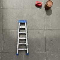 Miniature Step Ladder Realistic Miniature Ladder with Steps Authentic Diorama Prop for Hobbyists, Collectors, Micro Landscape