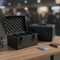 PSA Slab Holder Box Foam Inserts PSA Card Travel Case Graded Card Case Portable Handle Large Capacity for TCG Players, Travel