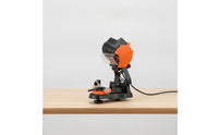 Bench-Top Chain Grinder Adjustable Electric Chain Grinder Chainsaw Grinder with Grinding Wheels Heavy-Duty for Lumberjacks