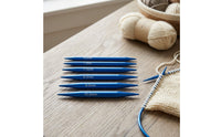 Aluminum Interchangeable Circular Knitting Smooth Circular Knitting Needle Set Tapered Flexible for Knitters, Makers, Home