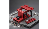Auxiliary Plate Bench Grinder Sharpening Jig Knurled Fasteners Sharpening Jig Ribbed Adjustable Grinding Guide Anodized Finish