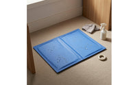 Pet Cooling Mat Blue Dog Cooling Mat Rest Pad Padded Animal Bedding Rectangular