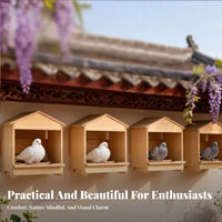 Racing Pigeon Housing Box Sturdy and Sturdy Homing Pigeon Shelter Box Hanging Dove Cote Moisture-Resistant for Garden