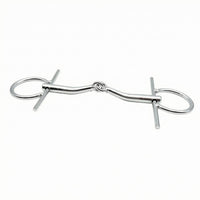 Full Cheek Bit Stainless Steel Bit with Cheek Guards Sturdy Tack for Equestrians, Horse Training